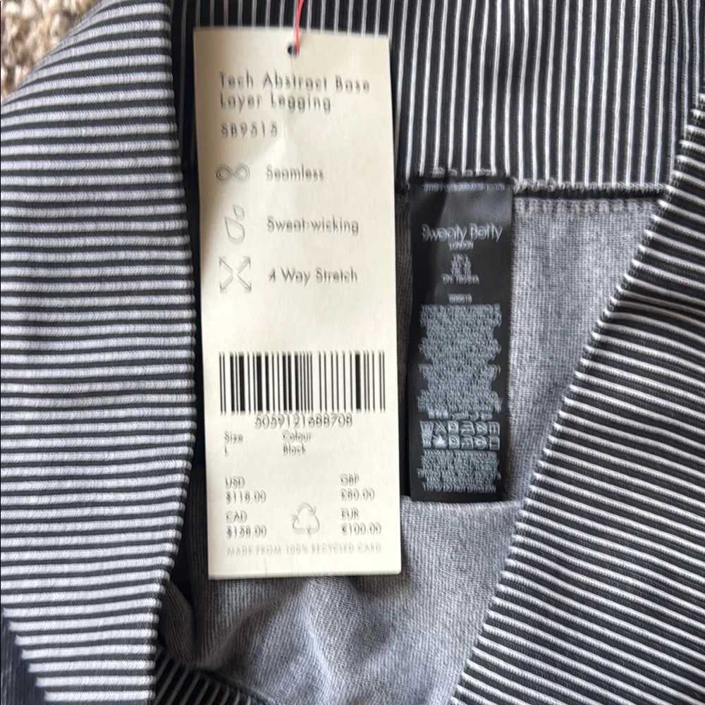 Sweaty Betty-Black and Gray Leggings - Picture 2 of 3